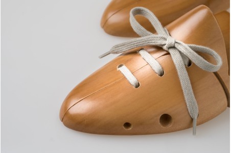 Acquista Lacci Piatti in Cotone Grigio Chiaro - Laccioteca