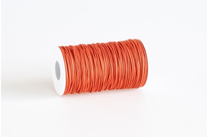 Cordino tondo in poliestere riciclato Arancio Scuro