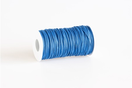 Cordino tondo in poliestere riciclato Azzurro