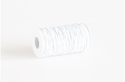 Cordino tondo in poliestere riciclato Bianco Candido