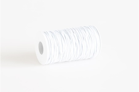 Cordino tondo in poliestere riciclato Bianco Candido