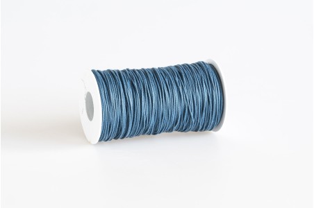 Cordino tondo in poliestere riciclato Avio Scuro