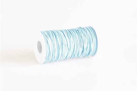 Cordino tondo in poliestere riciclato Celeste Cordino tondo in poliestere riciclato Celeste