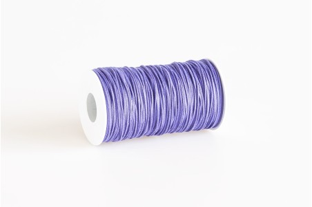 Cordino tondo in poliestere riciclato Viola