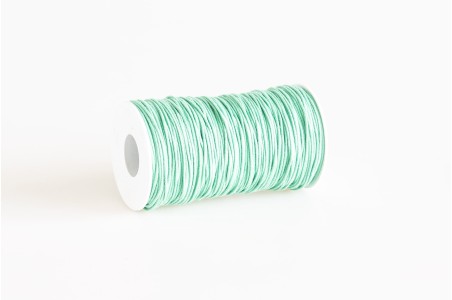 Cordino tondo in poliestere riciclato Verde Acqua