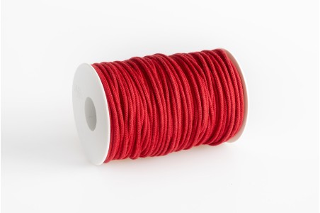 Cordino tondo cotone Rosso Intenso