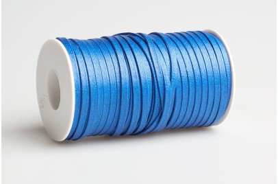 Cordino piatto cerato Azzurro