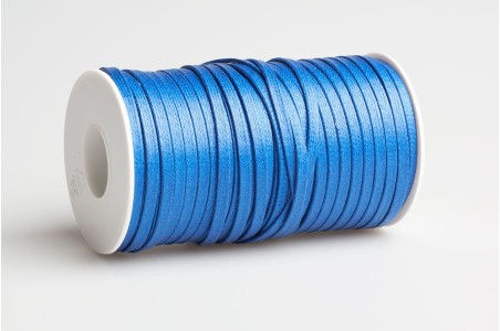 Cordino piatto cerato Azzurro