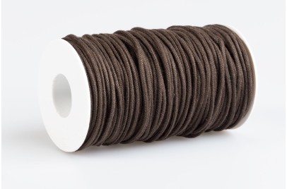 Acquista Cordino tondo cotone Marrone Testa di Moro - Laccioteca