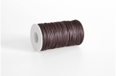 Acquista Cordino tondo cerato Marrone Cacao Intenso - Laccioteca