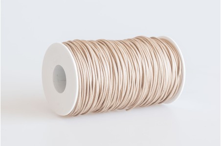 Cordino tondo cerato Avana Chiaro