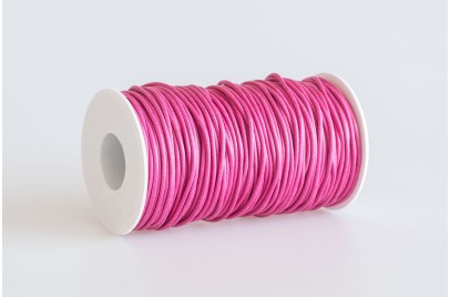 Cordino tondo cerato Fucsia Scuro