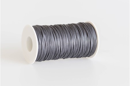 Cordino tondo cerato Antracite Scuro Cordino tondo cerato Antracite Scuro