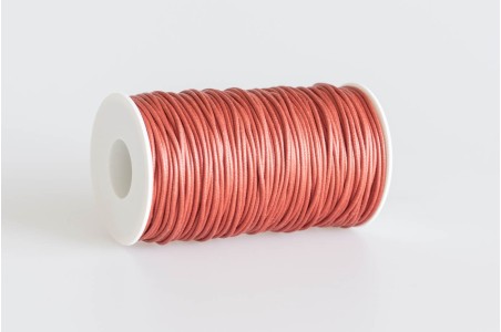 Cordino tondo cerato Arancio scuro