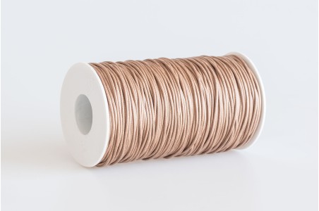 Acquista Cordino tondo cerato Marrone Biscotto - Laccioteca