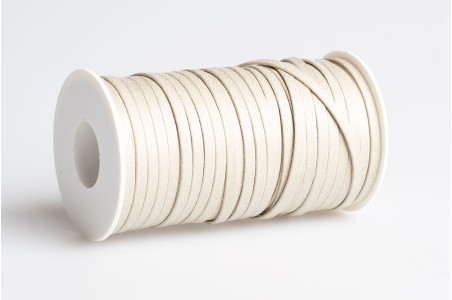 Cordino piatto cerato Beige