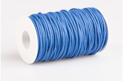 Acquista Cordoncino Tondo in Cotone Azzurro - Laccioteca