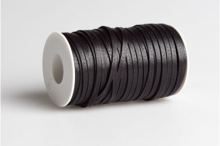 Cordino piatto cerato NeroVero™