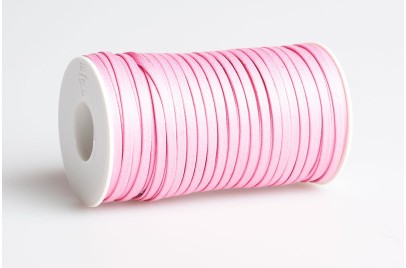 Cordino piatto cerato Fucsia