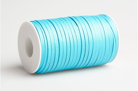 Cordino piatto cerato Turchese
