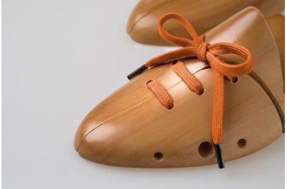 Lacci Piatti in Cotone Arancio