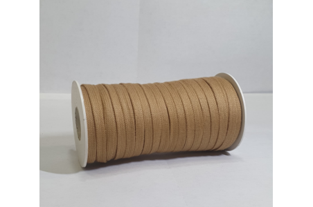 Cordino Piatto in Cotone Biscotto