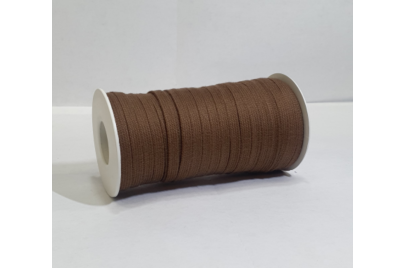 Cordino Piatto in Cotone Caffè