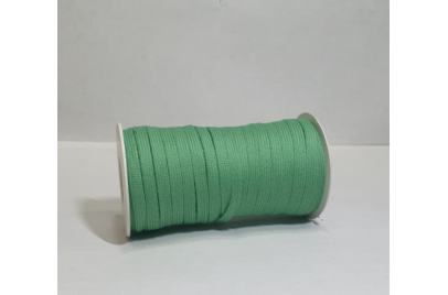 Cordino Piatto in Cotone Verde Acqua