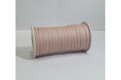 Cordino Piatto in Cotone Rosa Antico