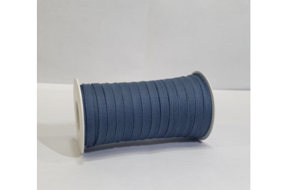 Cordino Piatto in Poliestere Riciclato Avio Scuro