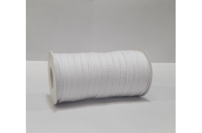 Cordino Piatto in Poliestere Riciclato Bianco Candido