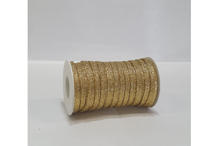 Cordino piatto Lurex Oro