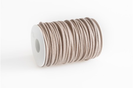 Cordino tondo cotone Sabbia Chiaro