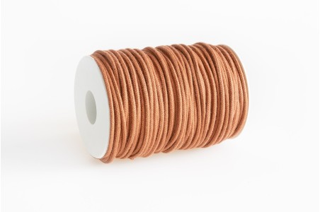Cordino tondo cotone Cognac Scuro