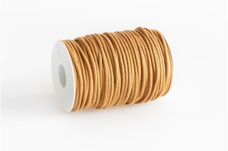 Cordino tondo cotone Cognac Intenso