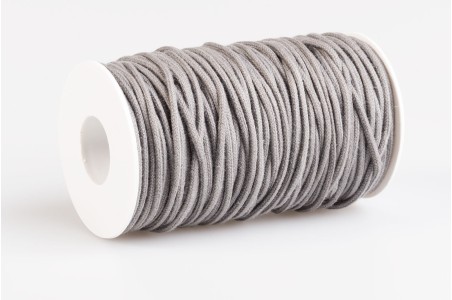 Cordino tondo cotone Antracite
