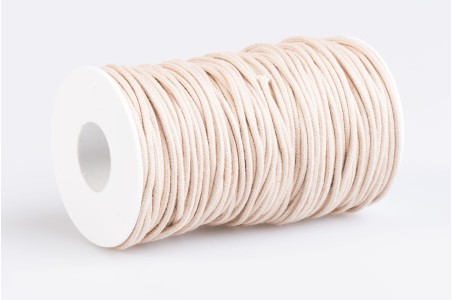 Acquista Cordoncino Tondo in Cotone Avana - Laccioteca