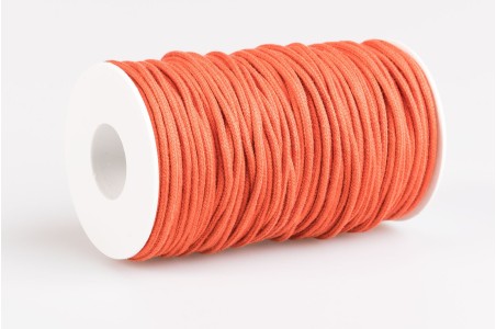 Acquista Cordoncino Tondo in Cotone Arancione Scuro - Laccioteca