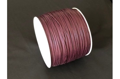 5.000 metri - cordino in cotone cerato da mm. 2,00 - colore bordeaux